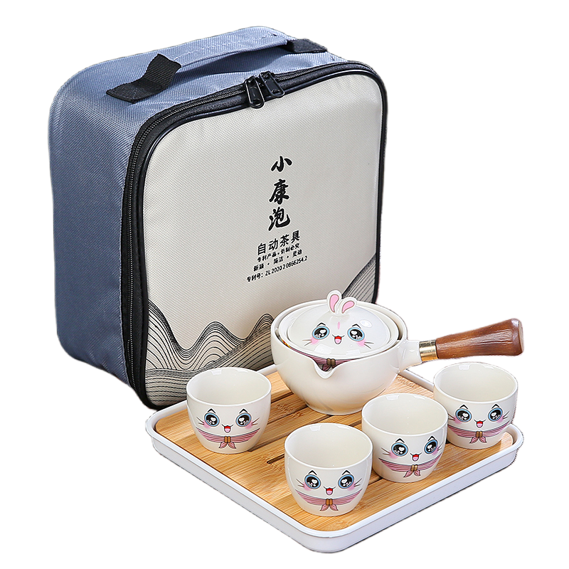 Chinese Kung Fu Tea set Travel Tea set Ceramic Portable Tea set Teapot Tea Maker Infuser Teacup acacuss
