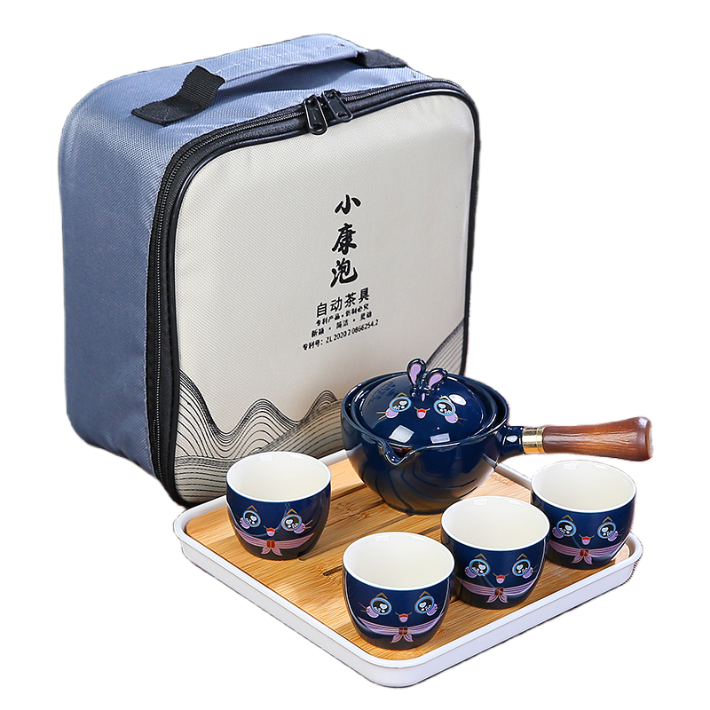 Chinese Kung Fu Tea set Travel Tea set Ceramic Portable Tea set Teapot Tea Maker Infuser Teacup acacuss