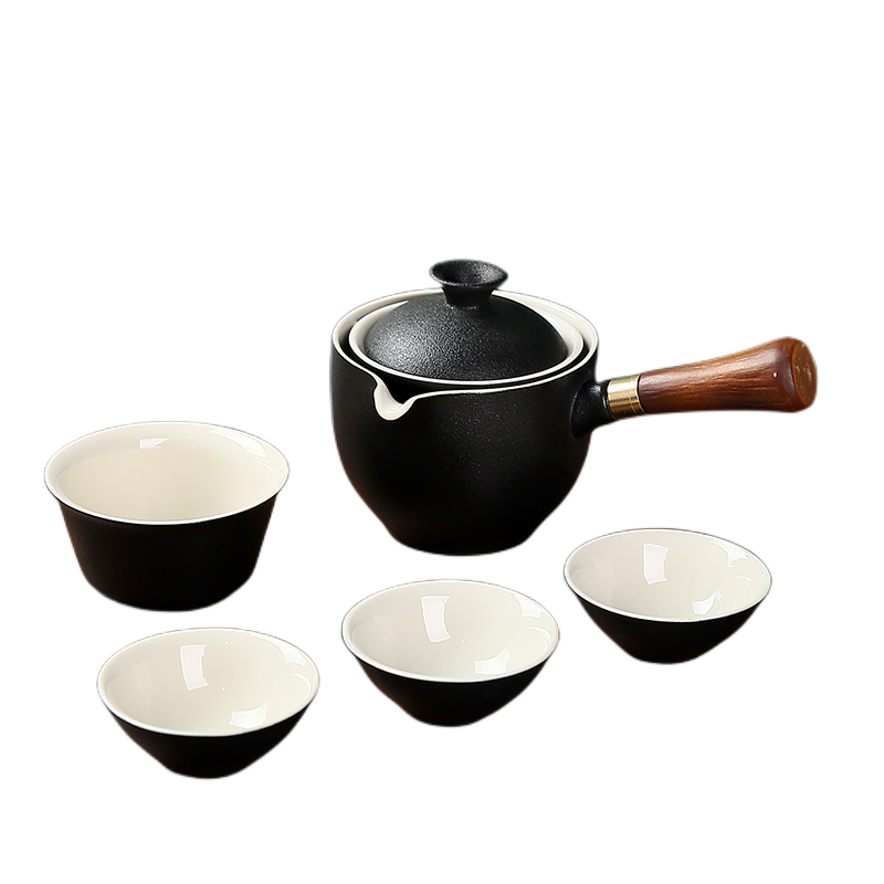 Chinese Kung Fu Tea set Travel Tea set Ceramic Portable Tea set Teapot Tea Maker Infuser Teacup acacuss