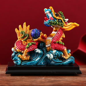 Chinese Style Characteristics Forbidden City Cultural and Creative Dragon Lion Souvenir Ornament Creative Jewelry Gift acacuss