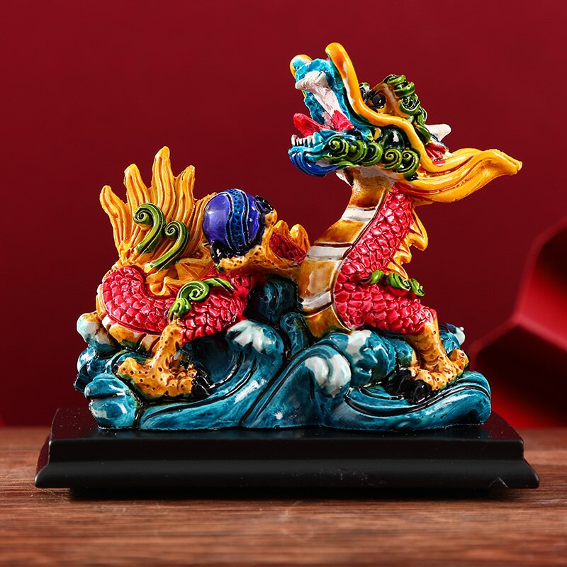 Chinese Style Characteristics Forbidden City Cultural and Creative Dragon Lion Souvenir Ornament Creative Jewelry Gift acacuss