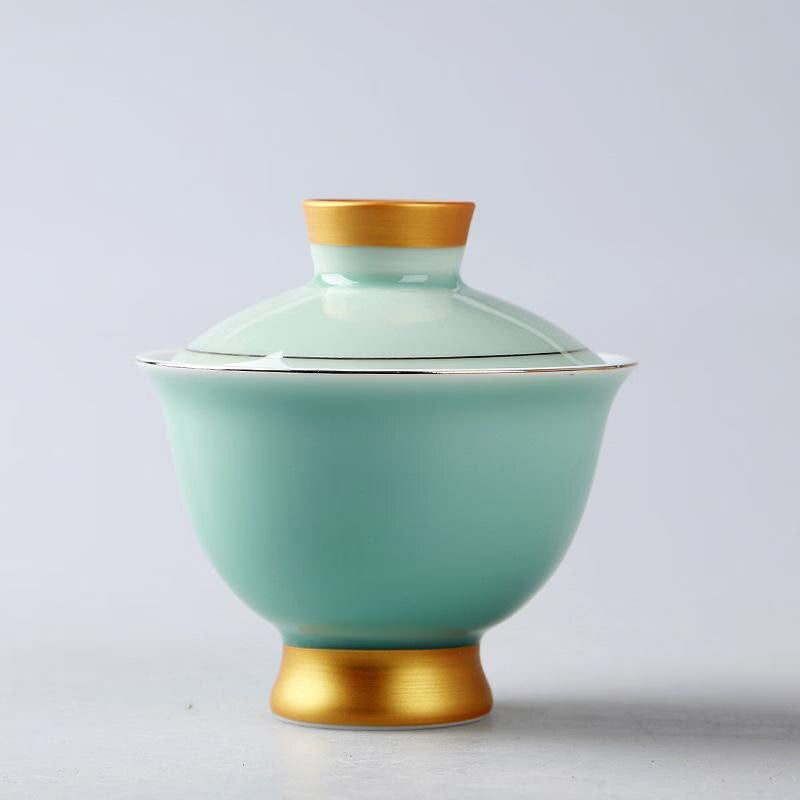 Chinese Traditions Gaiwan Ceramics Tea Set KungFu Tea Cups Porcelain Tea Bowl Tureen for Travel Kettle Drinkware Tools 180ml acacuss