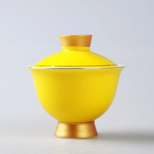 Chinese Traditions Gaiwan Ceramics Tea Set KungFu Tea Cups Porcelain Tea Bowl Tureen for Travel Kettle Drinkware Tools 180ml acacuss
