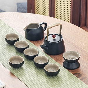 Chinese Travel Tea Set Gaiwan Portable Infusers Ceremony Ceramic Tea Sets Teacup Complete Tools Gift Juego Te Kitchen Teaware acacuss
