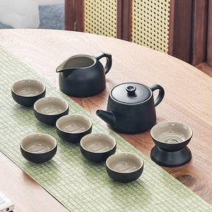 Chinese Travel Tea Set Gaiwan Portable Infusers Ceremony Ceramic Tea Sets Teacup Complete Tools Gift Juego Te Kitchen Teaware acacuss