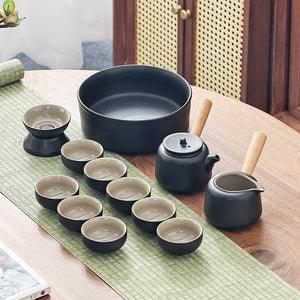 Chinese Travel Tea Set Gaiwan Portable Infusers Ceremony Ceramic Tea Sets Teacup Complete Tools Gift Juego Te Kitchen Teaware acacuss