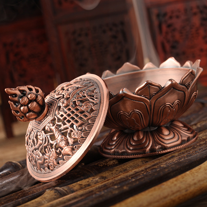 Chinese brass incense burner acacuss