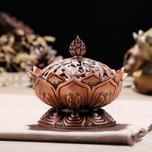 Chinese brass incense burner acacuss