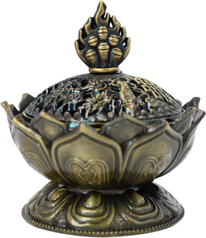 Chinese brass incense burner acacuss