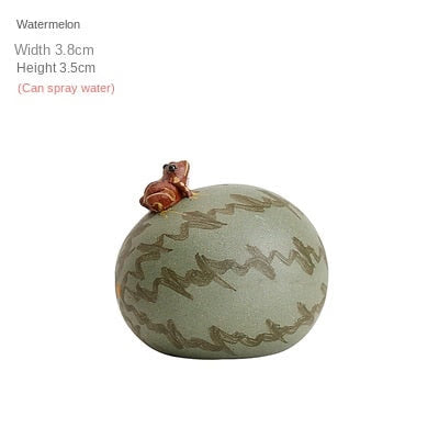 Chinese-style small purple sand spray tea pet decoration creative tea pet tea play tea tray tea art tea table decoration acacuss