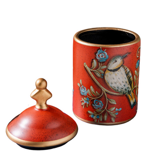 Chinesische Teedose aus Keramik, Retro-Steingut, luftdicht, Gong-Fu aus Keramik, für Süßigkeiten, Tee-Zeremonie-Zubehör - acacuss