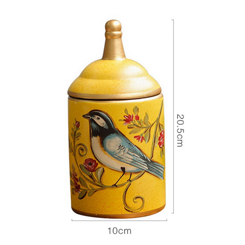 Chinesische Teedose aus Keramik, Retro-Steingut, luftdicht, Gong-Fu aus Keramik, für Süßigkeiten, Tee-Zeremonie-Zubehör - acacuss