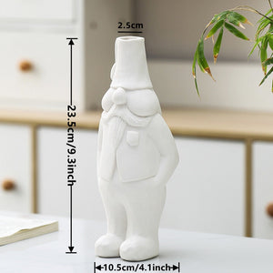 2023 Christmas Decoration Ceramics Santa Claus Vase Decoration Home Decor For Room Decoration Creative Vase Festival Decoration acacuss