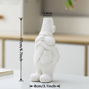 2023 Christmas Decoration Ceramics Santa Claus Vase Decoration Home Decor For Room Decoration Creative Vase Festival Decoration acacuss