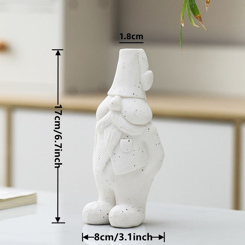 2023 Christmas Decoration Ceramics Santa Claus Vase Decoration Home Decor For Room Decoration Creative Vase Festival Decoration acacuss