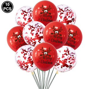 Christmas Foil Santa Claus Balloons Snowman Elk Christmas Tree Balloons for Xmas Inflatable Party Decorations Home Party Decor acacuss