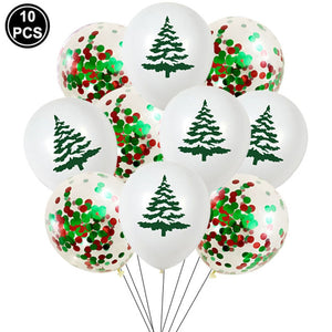Christmas Foil Santa Claus Balloons Snowman Elk Christmas Tree Balloons for Xmas Inflatable Party Decorations Home Party Decor acacuss