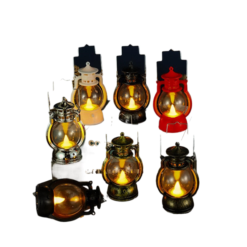 Christmas Handheld Small Horse Lanterns Palace Lamps Kerosene Lamp Decor 2023 Navidad Atmosphere Scene Decoration Xmas Supplies acacuss
