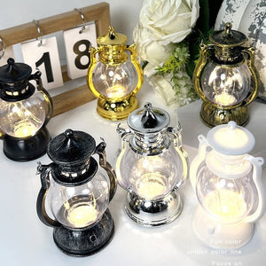 Christmas Handheld Small Horse Lanterns Palace Lamps Kerosene Lamp Decor 2023 Navidad Atmosphere Scene Decoration Xmas Supplies acacuss