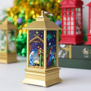 Christmas Lantern Light Merry Christmas Decorations for Home 2021 Navidad Christmas Tree Ornaments Xmas Gifts New Year 2022 acacuss