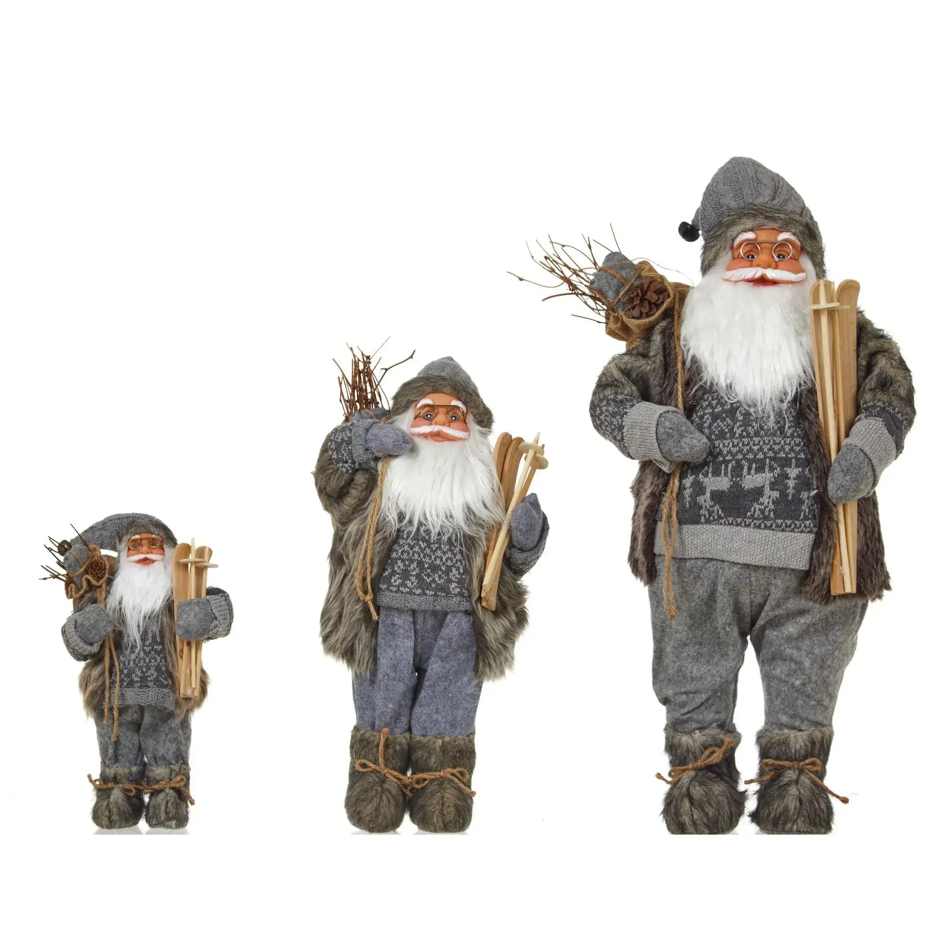Christmas Large Santa Claus Dolls Ornaments Standing Santa Figurine Doll Christmas Home Decoration Kids Gift navidad home decor acacuss