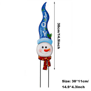 Christmas Outdoor Decoration Yard Signs Nutcracker Soldier Figure Garden Stakes Lawn Sign For Outside Pathway Walkway Decor 2023 acacuss