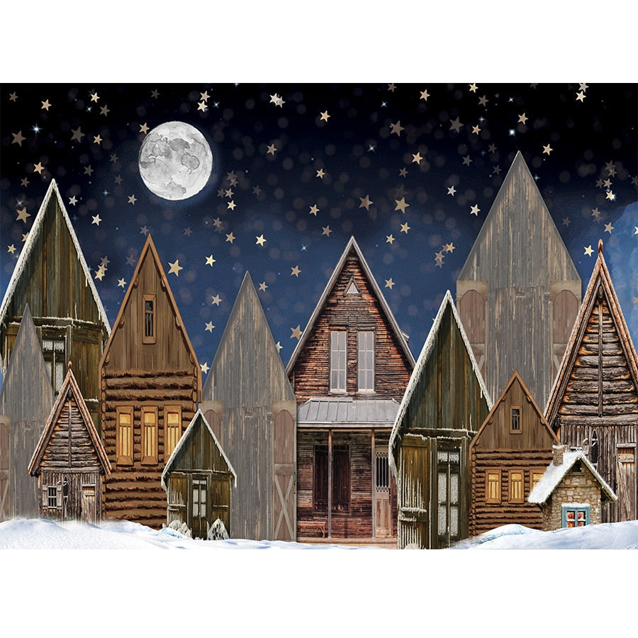 Christmas Photography Backdrop Photocall Window Tree Gift Baby Portrait Party Decor Background Photographic Photo Studio acacuss