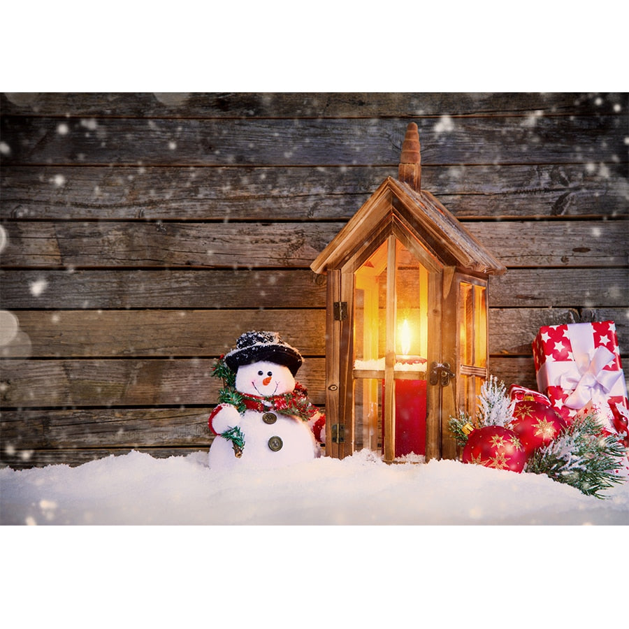 Christmas Photography Backdrop Photocall Window Tree Gift Party Decor Background Portrait Photographic Kids Photo Studio acacuss