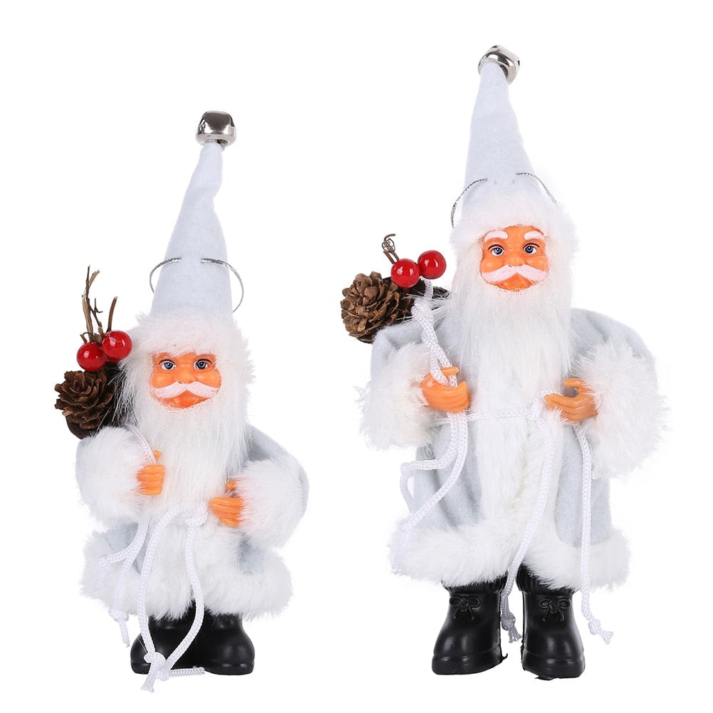 Christmas Santa Claus Doll Decorative Desktop Santa Claus Figure Santa Figurine Ornament Xmas Christmas decor for home acacuss