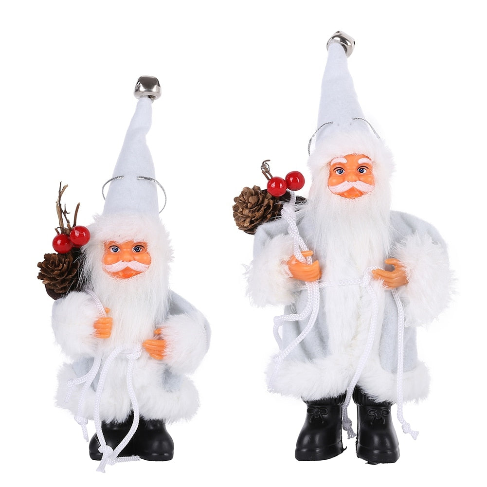 Christmas Santa Claus Doll Decorative Desktop Santa Claus Figure Santa Figurine Ornament Xmas Christmas decor for home acacuss