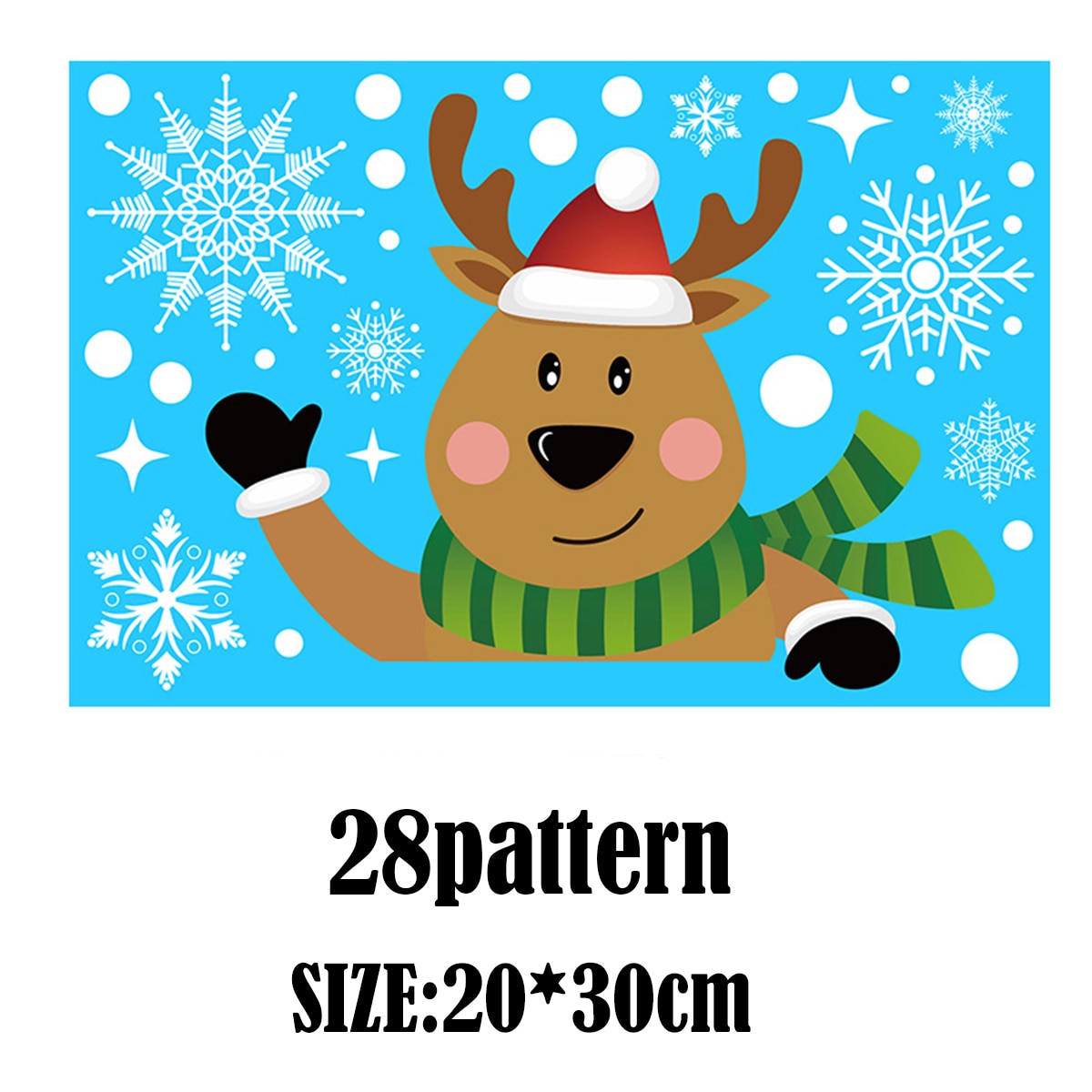 Christmas Santa Claus Window Stickers Wall Ornaments Christmas Pendant Merry Christmas For Home Decor New Year Stickers 2023 acacuss