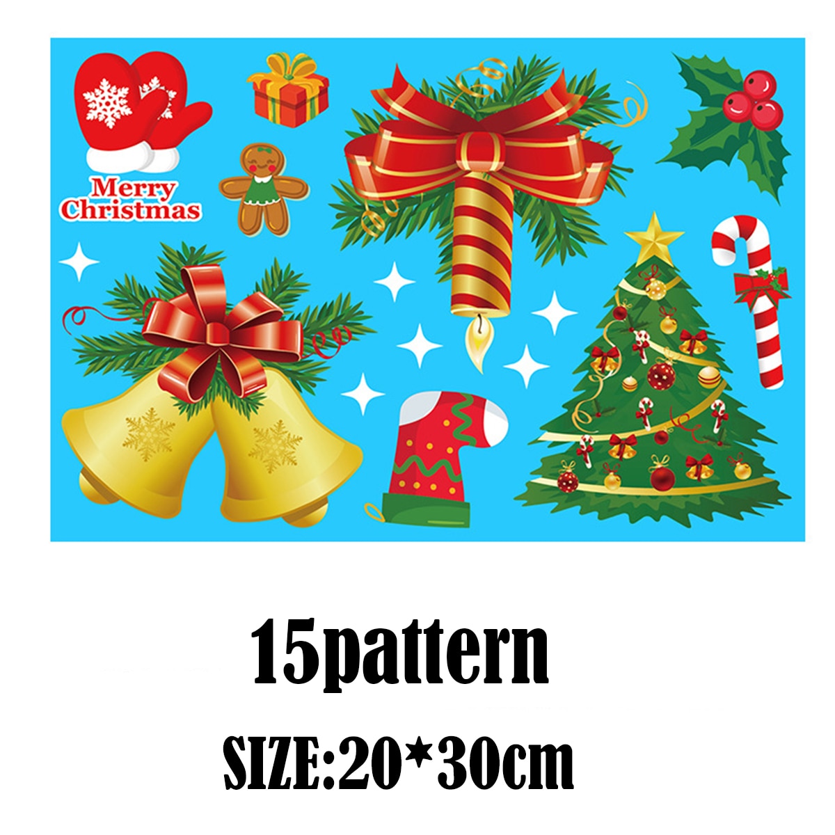 Christmas Santa Claus Window Stickers Wall Ornaments Christmas Pendant Merry Christmas For Home Decor New Year Stickers 2023 acacuss