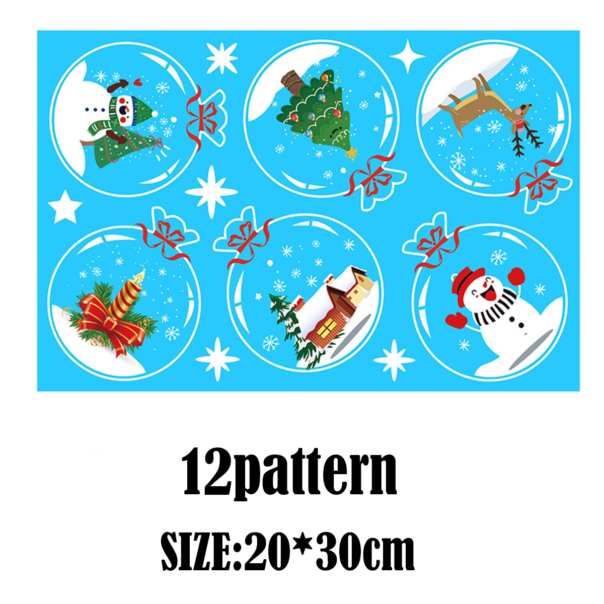Christmas Santa Claus Window Stickers Wall Ornaments Christmas Pendant Merry Christmas For Home Decor New Year Stickers 2023 acacuss