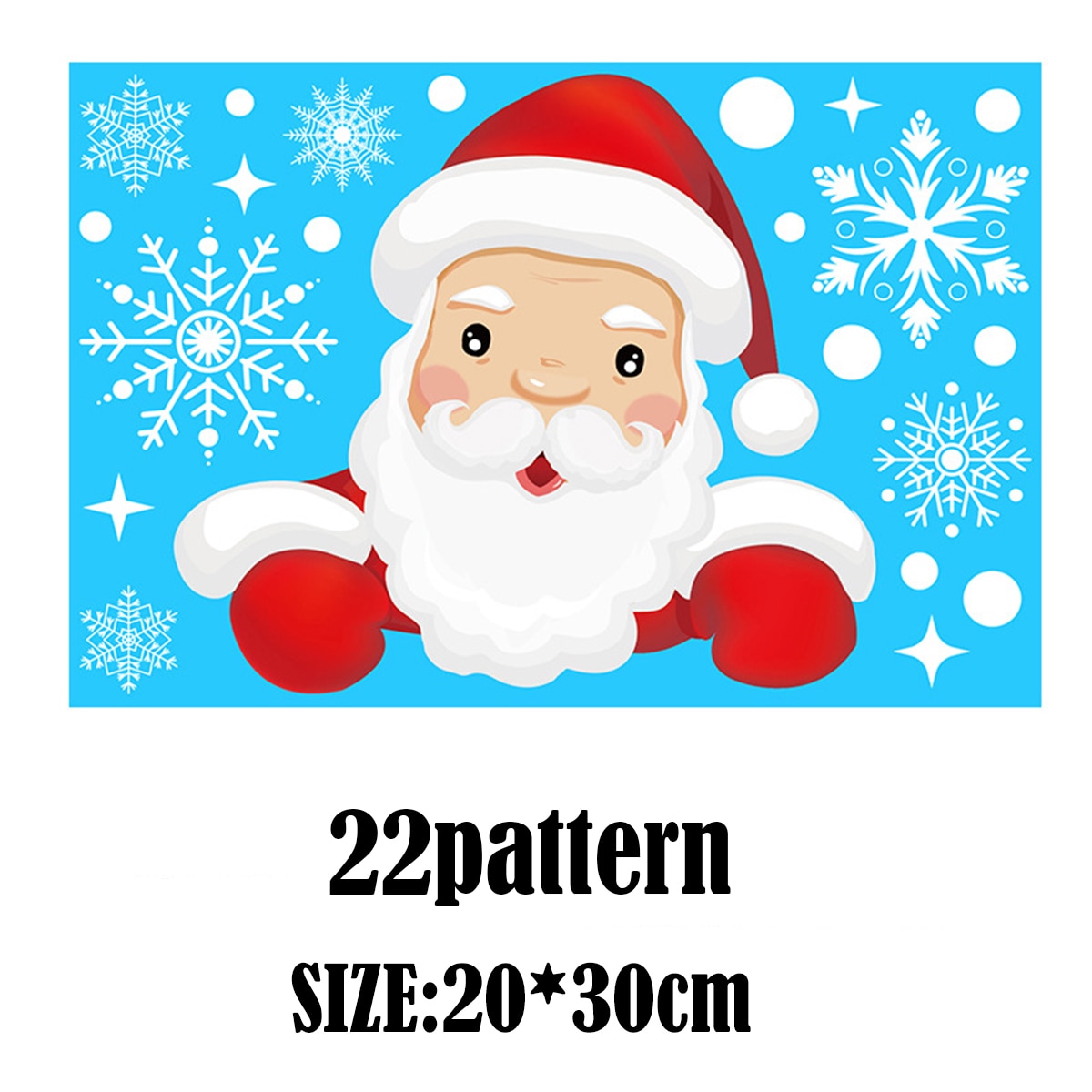 Christmas Santa Claus Window Stickers Wall Ornaments Christmas Pendant Merry Christmas For Home Decor New Year Stickers 2023 acacuss