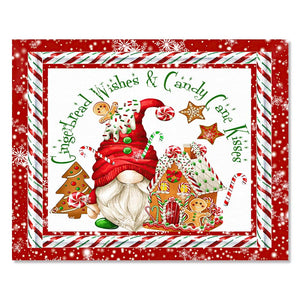 Christmas Wall Art Print Hot Chocolate Candyland Express Gingerbread Bakery Sign Poster Vintage Canvas Painting Kitchen Decor acacuss