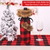 Christmas Wine Bottle Cover Merry Christmas Decorations For Home Christmas Ornament Xmas Table Decor New Year 2024 Navidad Gift acacuss