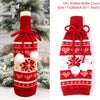 Christmas Wine Bottle Cover Merry Christmas Decorations For Home Christmas Ornament Xmas Table Decor New Year 2024 Navidad Gift acacuss