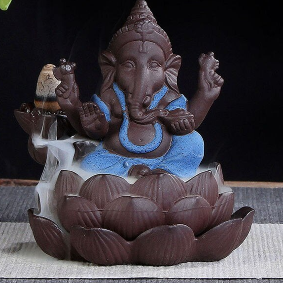 Clay Incense Holder acacuss