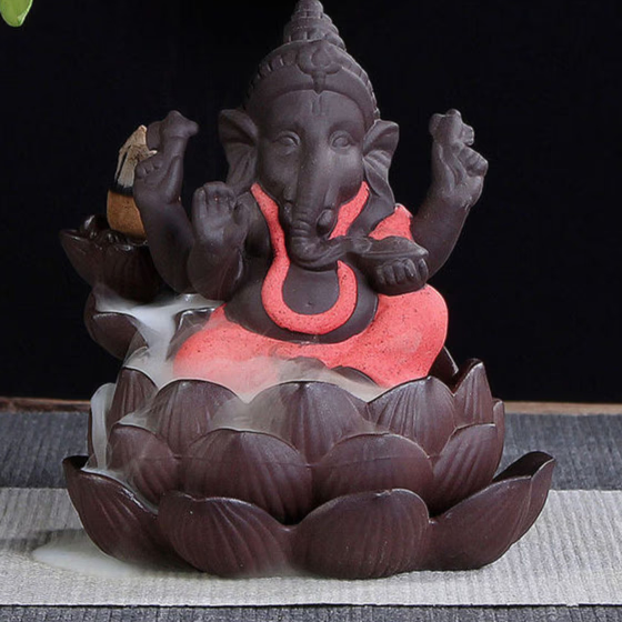 Clay Incense Holder acacuss