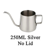Coffee Hand Brewing Pot 250/350/600ML Stainless Steel Long Gooseneck Coffee Pot Kettle For Induction Stove Tops Kitchen Tools acacuss