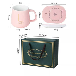 Coffee Mug Warmer Pad Cup Heater Coaster Constant Temperature Heating USB Electric Mug Mat Set Milk Tea Water Home Office Gift acacuss