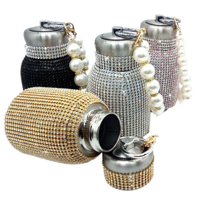 Coffee Tumbler Novelty Mug Stainless steel diamond-encrusted Vacuum flask acacuss