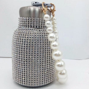 Coffee Tumbler Novelty Mug Stainless steel diamond-encrusted Vacuum flask acacuss