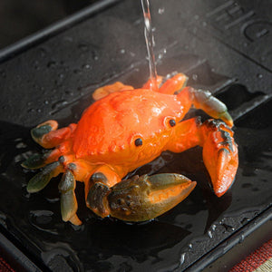 Color Change Crab Tea Pet OrnamentsCreative Personality Can Raise Tea Play TeaCeremony Boutique Tea Set Accessories acacuss
