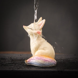 Color-changing Tea Pet Ornaments Love The Little Fox Watering Color-changing Tea Pets Office Home Tea Table Tea Pet Ornaments acacuss