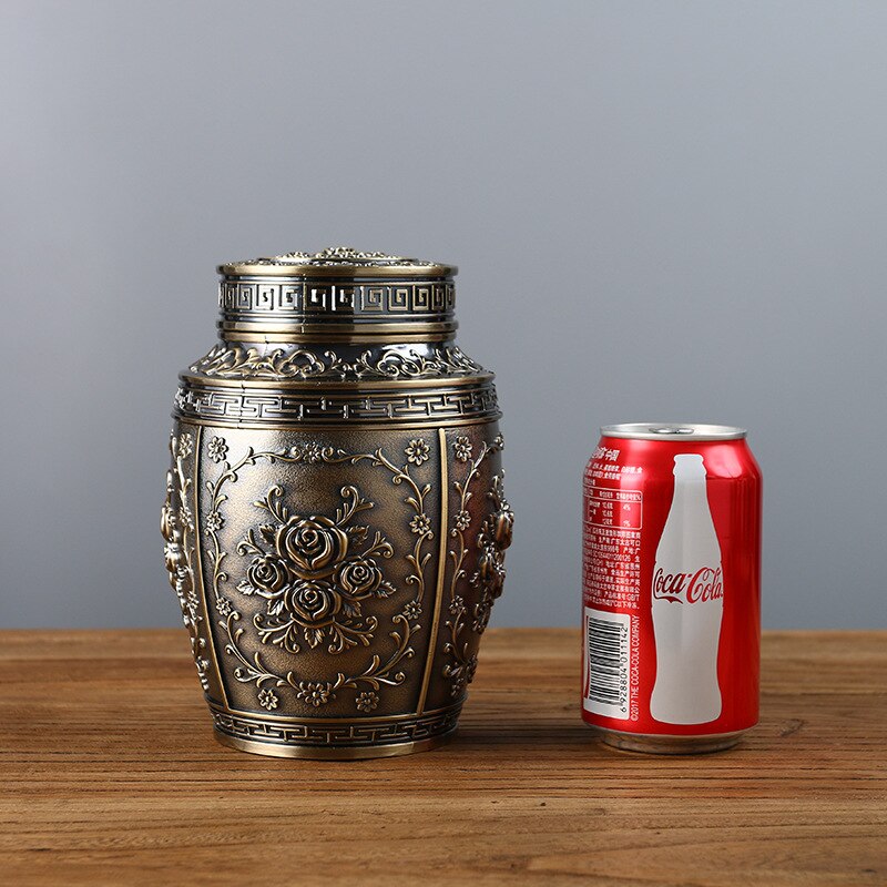 Container for Ashes Coffin Box Urns for Human Ashes Pet Memorial Keepsake Urns Metal Cremation Urns Small Animal Urn Funeral acacuss