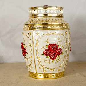 Container for Ashes Coffin Box Urns for Human Ashes Pet Memorial Keepsake Urns Metal Cremation Urns Small Animal Urn Funeral acacuss