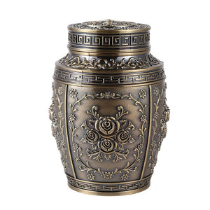 Container for Ashes Coffin Box Urns for Human Ashes Pet Memorial Keepsake Urns Metal Cremation Urns Small Animal Urn Funeral acacuss
