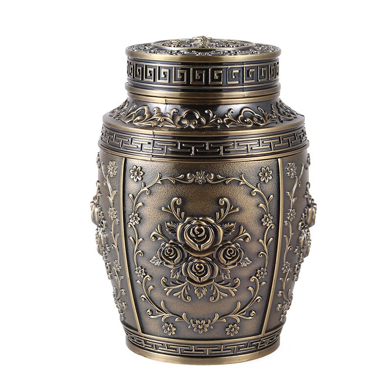 Container for Ashes Coffin Box Urns for Human Ashes Pet Memorial Keepsake Urns Metal Cremation Urns Small Animal Urn Funeral acacuss