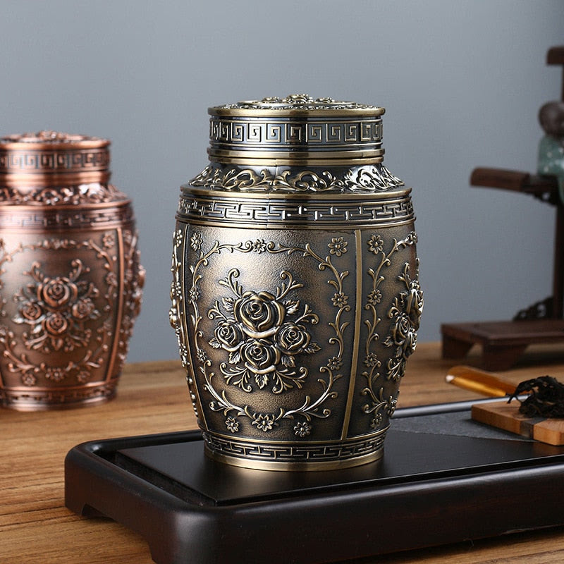 Container for Ashes Coffin Box Urns for Human Ashes Pet Memorial Keepsake Urns Metal Cremation Urns Small Animal Urn Funeral acacuss